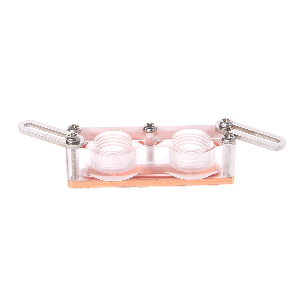 Zeiwohndc Acrylic Water for Tank Cooler Water Cooling Radiator PC CPU Water Block