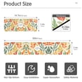 thumbnail image 3 of Yayeee Faucet Mat for Kitchen Sink 14.7" Diatomite Long Splash Guard Pad, Orange Autumn Leaves, 2 Pack, 3 of 7