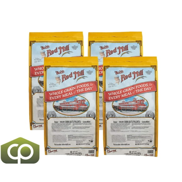 Bob's Red Mill 25 lbs. (11.34 kg) Organic Corn Grits / Polenta