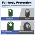 thumbnail image 4 of Funda protectora de silicona con llavero, funda protectora para Galaxy SmartTag2, 4 of 9