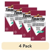 (4 pack) Tinactin Tolnaftate Athlete's Foot Treatment Antifungal Cream, 15G Tube