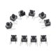 thumbnail image 4 of Botón De Parachoques Con Interruptor Táctil De 10 Piezas Para Negro Sunnimix Botones táctiles del interruptor, 4 of 7