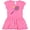 Raspberry with Polka Dots, variant on Inktastic Pink Tennis Racket and Ball Girls Baby Dress