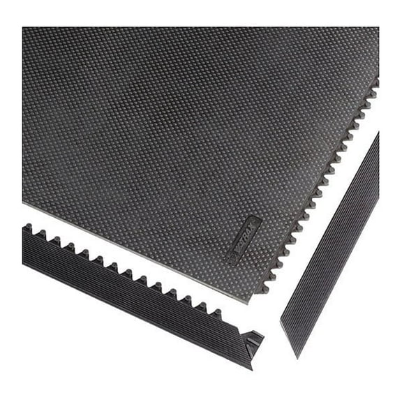 Heavy Duty Industrial Mat, Rubber, 3 ft W x 3 ft L, 1/2 in Thick
