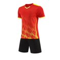 thumbnail image 3 of GiLiling Kids Soccer Jersey and Shorts Set, Youth Athletic Uniform for Practice, Games and Indoor Turf Sports Wear (Red, XS), 3 of 5