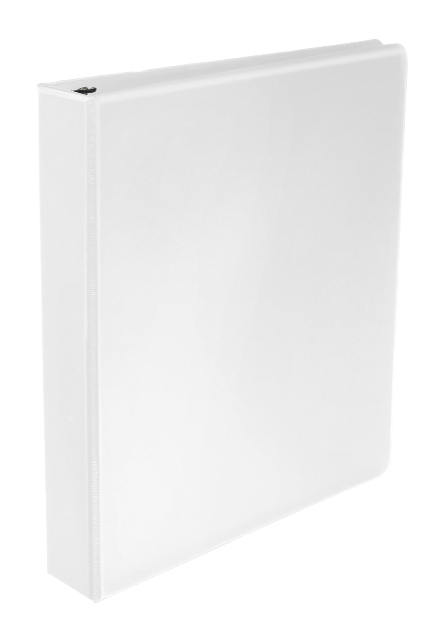 School Smart Polypropylene DRing Binder, 11/2 Inches, White