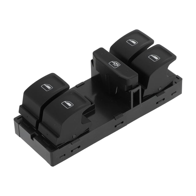 Interruptor de ventana eléctrica Unique Bargains No.16D959857 para el lado del conductor delantero izquierdo para Volkswagen Sagitar 2015-2019 Negro