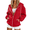 Red, variant on CBASIHI Womens Oversized Zip Up Hoodie Sweatshirts- Casual Athletic Fall Long Sleeve Lightweight Hooded Jacket with Pockets Black Size S-2XL