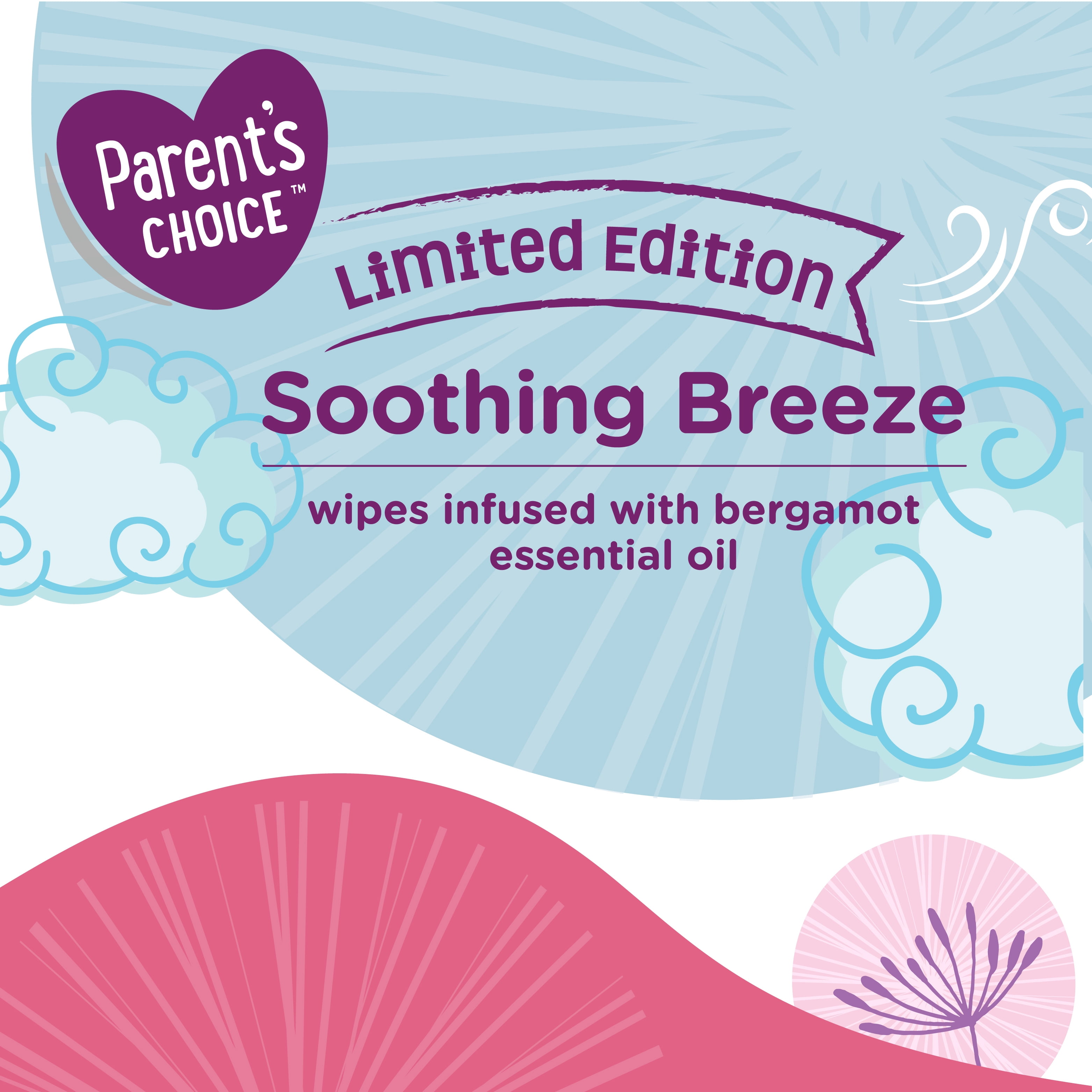 Parent's Choice Limited Edition Soothing Breeze Baby Wipes, 300 Count