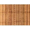 thumbnail image 1 of Ahgly Company Indoor Rectangle Abstract Orange Modern Area Rugs, 2' x 5', 1 of 4