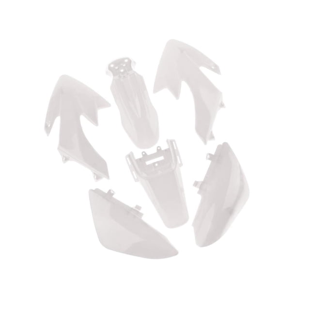 tssuouriy Rugged ABS Plastic Fairing Body Work Kit Set for CRF50-125CC Durable and Practical White 280mm 1Set