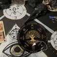 thumbnail image 7 of 1Set Pendulum Board Set Wooden Dowsing Divination Board Metaphysical Message Board with Crystal Pendulum Necklace of Life & Wheel of the Year, 7 of 7