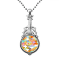 thumbnail image 1 of Geometry Squama Flowers Pattern Japan Pendant Jewelry Music Guitar Torque Hangtag, 1 of 3