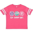thumbnail image 3 of Inktastic Skiing Eat Sleep Ski Sports Girls Toddler T-Shirt, 3 of 5
