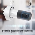 thumbnail image 2 of FIFINE K688 USB XLR Studio Microphone for PC Computer Recording, Podcast Dynamic Microphone with Clear Audio for Gaming, Streaming, Headphone Jack for Monitor, Mute Button, Gain Control, White, 2 of 8
