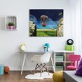 thumbnail image 3 of Stupell Industries Elephant Balancing on Ball Animals & Insects Painting Gallery Wrapped Canvas Art Print Wall Art, 48 x 36, 3 of 8