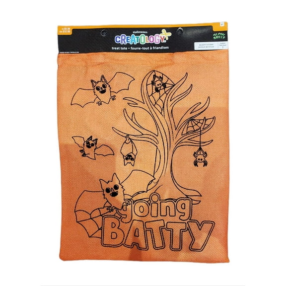 Creatology Halloween Treat Tote with 3D Paint Kit 11x13.75in