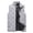 Light Grey, variant on Men Waistcoat Embossing Solid Color Stand Collar Cotton Padded Coldproof Autumn Winter Zipper Vest Coat for Rock Climbing