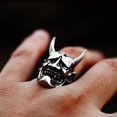 thumbnail image 2 of ZMY Home Stainless Steel Party Chunky Jewelry Edgy Japanese Demon Oni Ring (11), 2 of 6