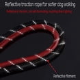 thumbnail image 4 of Pet Traction Rope, Ruixuege Upgraded Dual Solid Traction Rope, with Comfortable Padded Handle and high Reflection Light, Suitable for Large or Medium-Sized Dogs, 3M Long (red), 4 of 7