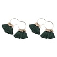 thumbnail image 3 of Pendientes de araña Sonducket Moda Bohemia Étnica Abanico Borla Oreja Cuelga Aro Día de San Valentín Niñas, 3 of 5