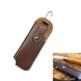 thumbnail image 2 of MOMOJIA Portable Fold Cutter Scabbard Tool Flashlight Belt Loop Case Holder1eatherCutter Sheath Protective Cover Pockets Hunt, 2 of 8