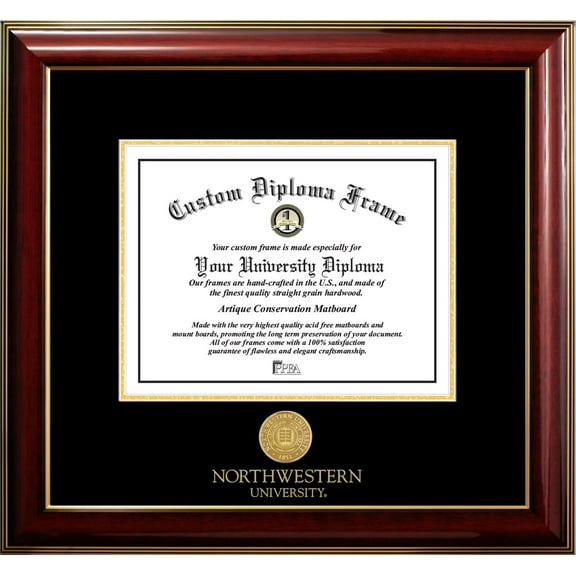 Northwestern University Classic Diploma Frame