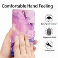 thumbnail image 4 of Apple iPhone 13 Pro Wallet Case, Allytech 3D Cute Marble Pattern Leather Folio Case with Card Slots Holder, Full Body Protection Shockproof Flip Case, Purple, 4 of 6