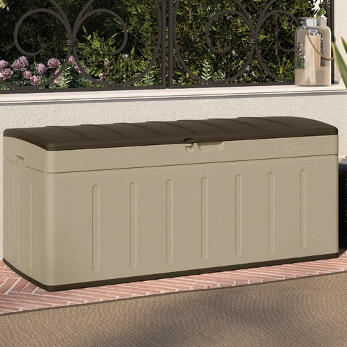 Suncast Blow Molded 99 Gallon Resin Deck Box by Suncast