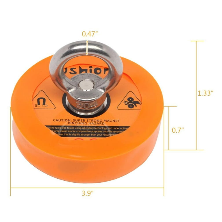 EasingRoom Magnetics Magnet Fishing Kit, 1,100 lb Pulling Force