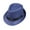 Navy Blue, variant on Straw Beach Fedora Hat for Men - UV Protection Wide Brimmed Sun Hat - Panama Summer Outdoor Cap