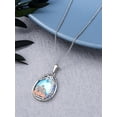 thumbnail image 5 of Dorunmo Mother and Father 1/2/3 Daughters/Son Necklace 925 Sterling Silver Sisters Gifts Moonstone Mother's Day Jewelry Gifts for Daughter Mom, 5 of 10