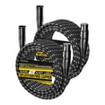 thumbnail image 1 of Funda XLR Cables VANDESAIL de 7,6 m para micrófono trenzado de nailon, paquete de 2, 1 of 8