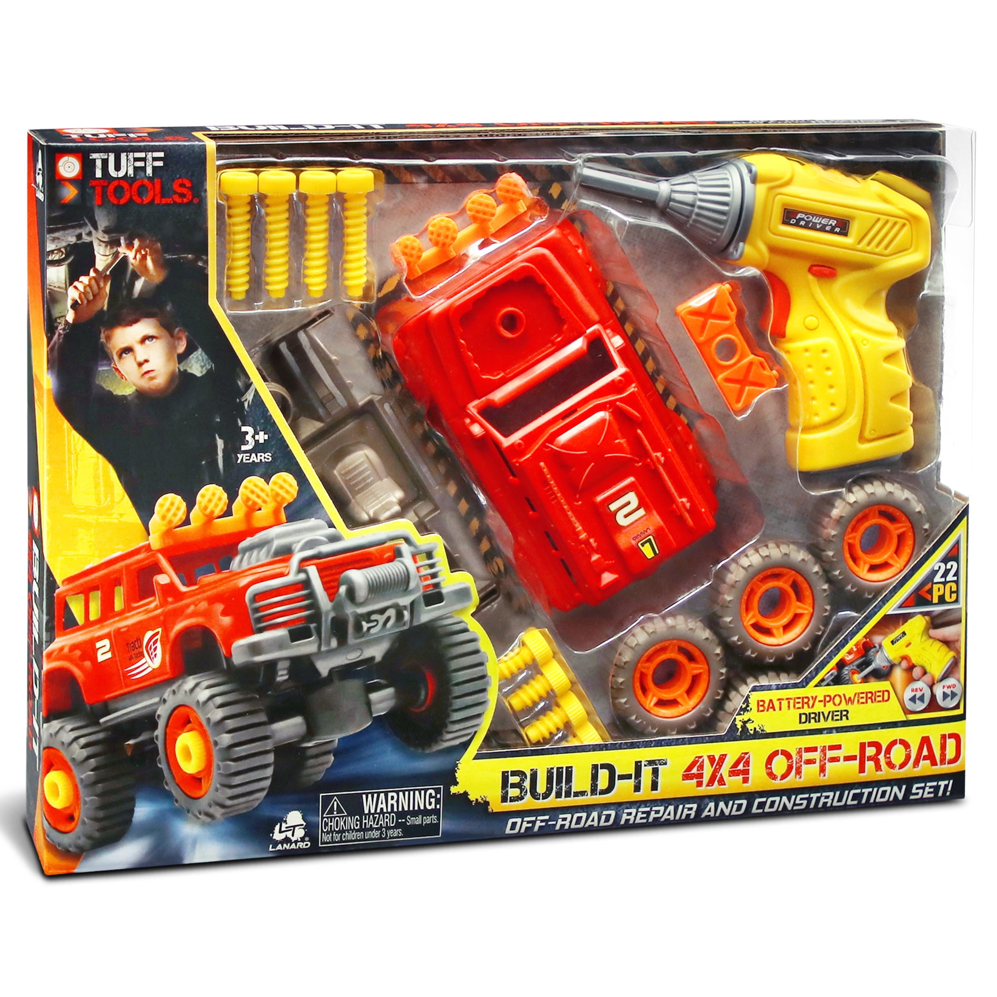 Lanard Tuff Tools Build It 4x4 Off-Road Truck