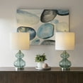 thumbnail image 3 of 510 Design Ellipse Contemporary Glass and Fabric Table Lamps in Blue (Set of 2), 3 of 11
