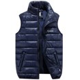 thumbnail image 2 of Chaleco de algodón grueso para jóvenes, chaqueta de hombro, de moda, de talla grande para hombres, 2 of 4
