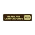 thumbnail image 2 of Lake Campgrounds Novelty Sign, Metal Wall Decor - 4x18 inches, 2 of 4