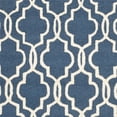 thumbnail image 2 of Safavieh Cambridge Collection CAM131G Handmade Moroccan Geometric Navy and Ivory Premium Wool Area Rug (2'6" x 4'), 2 of 3