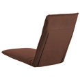 thumbnail image 2 of vidaXL Foldable Sunlounger Oxford Fabric Brown, 2 of 5