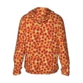 thumbnail image 3 of Uemuo Pizza Pattern Women's Full Zip UPF 50+ Sun Protection Hoodie Jacket Long Sleeve Sun Shirt Hiking Outdoor Performance with Pockets-Small, 3 of 9