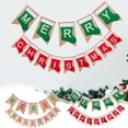 thumbnail image 1 of Ganfancp Decoraciones de Navidad Tirar de Las Banderas de Navidad Fiestas Decorar Pancartas Colgar Bunting Rebajas Hoy Liquidación 2*Laqqi, 1 of 6