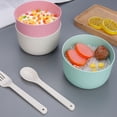 thumbnail image 7 of XIJUREN Bowls for Kitchen- Plastic Bowls, Cereal Bowls 4, Whea-t Straw Bowls -Dishwasher Safe -Microwave- Natural Bowl Soup and Salad Bowls Clearance, 7 of 7