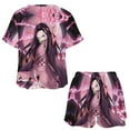 thumbnail image 4 of Demon Slayer Nezuko Women Pajamas Set Loungewear Sleepwear 2 Piece PJ Sets, 4 of 8