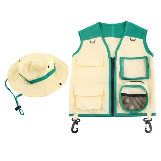 Conjunto de disfraz de explorador, 2 piezas Disfraz de explorador para niños Disfraz de explorador para niños Kit de explorador para exteriores Diseñado a medida