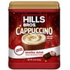 Hills Bros Instant Mocha Mint Cappuccino Mix, Easy To Use, Enjoy Coffeehouse Flavor From Home With A Mix Of Chocolate And Mint Flavors, 15 Oz, Pack Of 6