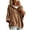 E3-Khaki, variant on Textilo Womens Velvet Hoodies 3/4 Batwing Sleeve Drawstring Hoodies Hooded Solid Color Pullover Sweaters Loose Fit Y2k Lightweight 2026 Fall Winter Clothing,Khaki L