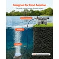thumbnail image 6 of KFFKFF Pond Aerator Air Diffuser & 3/8 in Self-Sinking Hose Kit, 8in Silicone Diffuser with 100ft Flexible Aeration Hose for Ponds, Lakes, and Water Gardens, 6 of 9