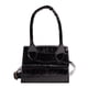 thumbnail image 1 of Bolso de un solo hombro, bolso clásico de piel sintética, bolso de mano, adecuado para damas, citas diarias, negro, 1 of 5