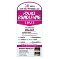 thumbnail image 2 of New Born Free Ali Bundle Wig 7A Unprocessed Human Remi Center Part HD Lace Wig - HDWIS2 STRAIGHT (12"/14"/16"), 2 of 4