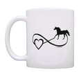 thumbnail image 2 of ThisWear Horse Lover Gifts Horse Heart Infinity Symbol Equestrian Gifts 11 ounce 2 Pack Coffee Mugs, 2 of 4